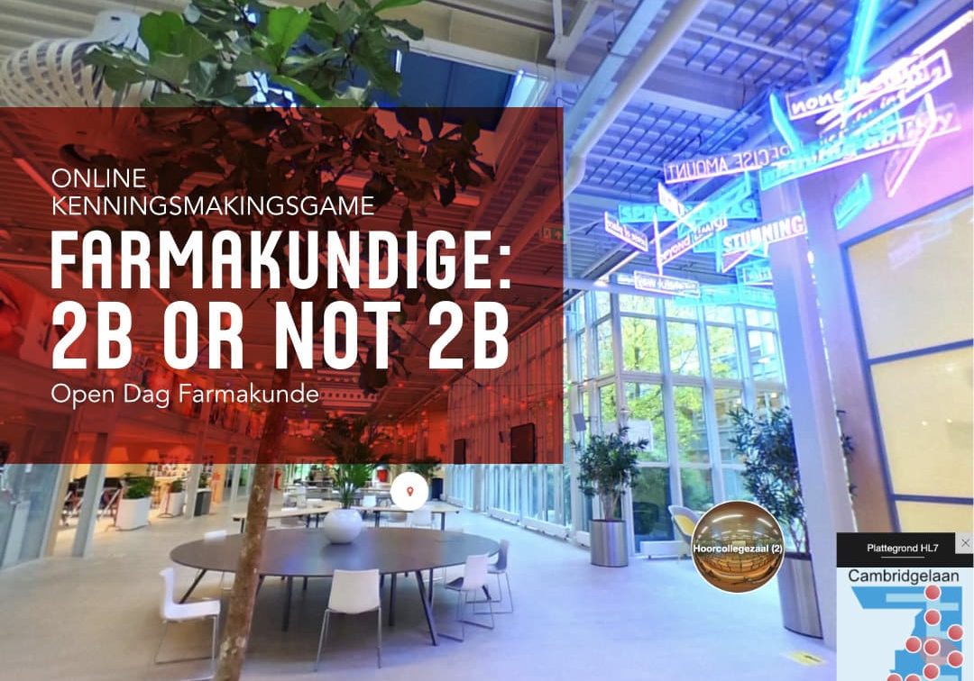 Online escape game 'Farmakundige: 2B or not 2B'